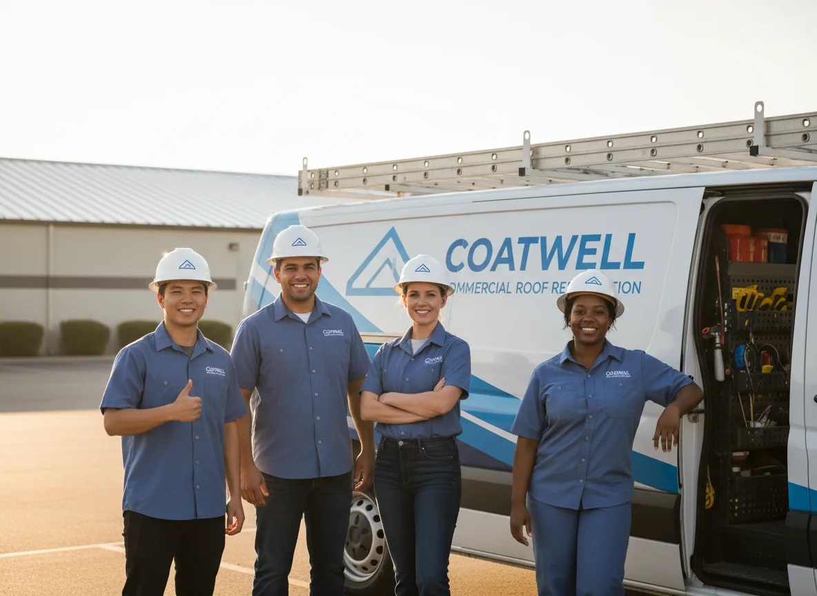 Commercial roof coating company in Mattoon, WI